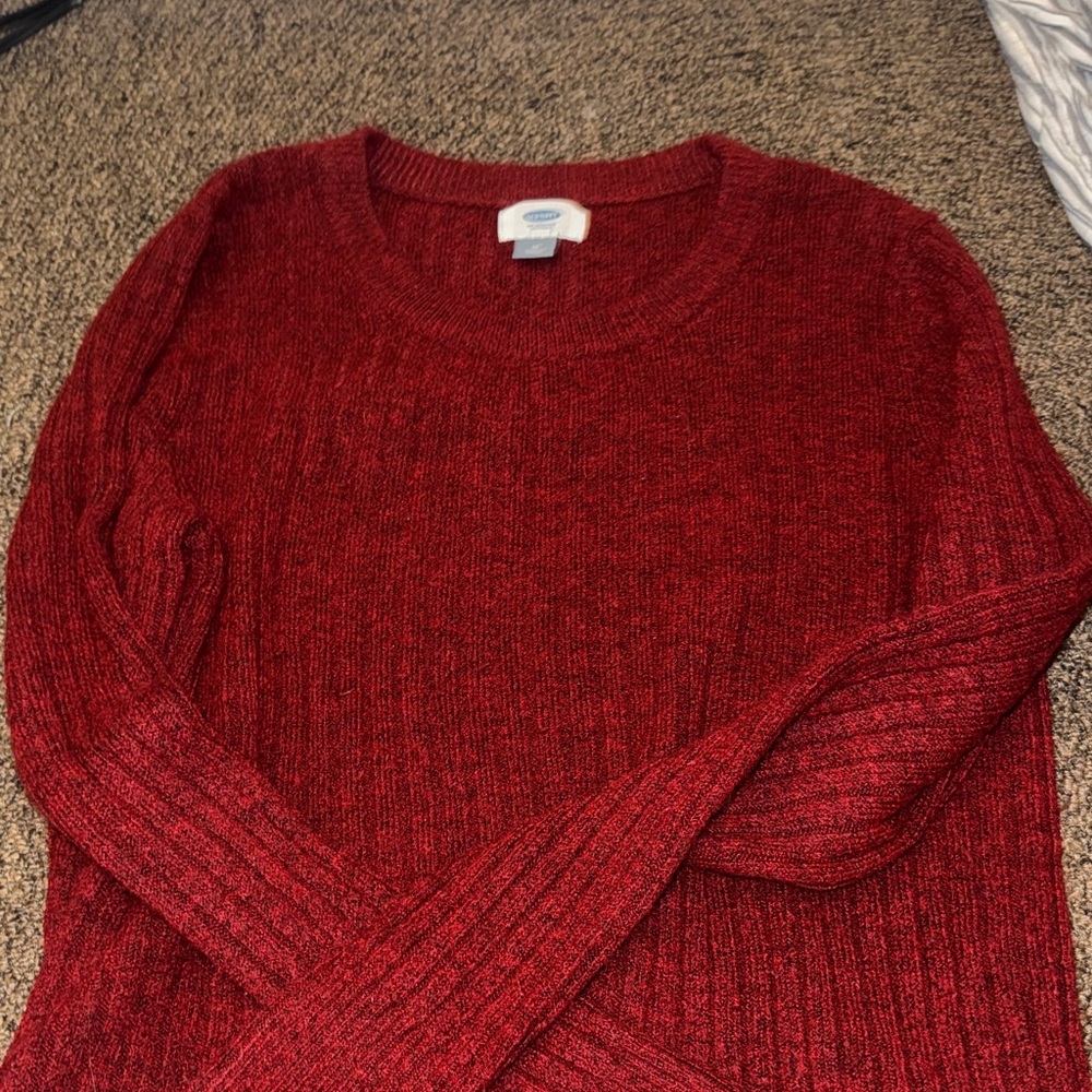 Cozy Red Sweater